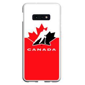 Чехол для Samsung S10E с принтом TEAM CANADA в Белгороде, Силикон | Область печати: задняя сторона чехла, без боковых панелей | Тематика изображения на принте: 2017 | canada | hochey | team | teamcanada | канада | мира | россия | хоккей | чемпионат | чм2017