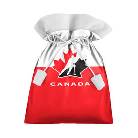 Подарочный 3D мешок с принтом TEAM CANADA в Белгороде, 100% полиэстер | Размер: 29*39 см | Тематика изображения на принте: 2017 | canada | hochey | team | teamcanada | канада | мира | россия | хоккей | чемпионат | чм2017