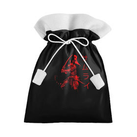Подарочный 3D мешок с принтом Японские иероглифы - самурай в Белгороде, 100% полиэстер | Размер: 29*39 см | Тематика изображения на принте: азия | воин | катана | меч | сегун | сэнсэй | харакири | честь | японец | япония