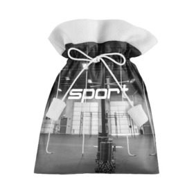 Подарочный 3D мешок с принтом Спортзал в Белгороде, 100% полиэстер | Размер: 29*39 см | crossfit | атлетика | зал | качалка | кроссфит | тренажер | тяжелая | фитнес