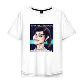Мужская футболка хлопок Oversize с принтом Andromeda 1 в Белгороде, 100% хлопок | свободный крой, круглый ворот, “спинка” длиннее передней части | andromeda | effect | ryder | sara | райдер | сара