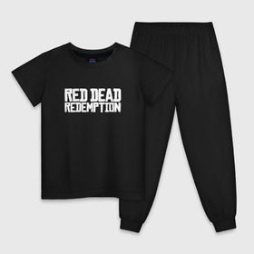 Детская пижама хлопок с принтом RDR в Белгороде, 100% хлопок |  брюки и футболка прямого кроя, без карманов, на брюках мягкая резинка на поясе и по низу штанин
 | rdr | rdr2 | red dead redemption