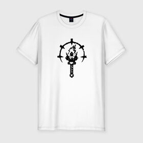 Мужская футболка премиум с принтом Darkest Dungeon в Белгороде, 92% хлопок, 8% лайкра | приталенный силуэт, круглый вырез ворота, длина до линии бедра, короткий рукав | Тематика изображения на принте: 