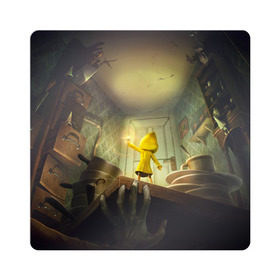 Магнит виниловый Квадрат с принтом Little Nightmares в Белгороде, полимерный материал с магнитным слоем | размер 9*9 см, закругленные углы | little nightmares