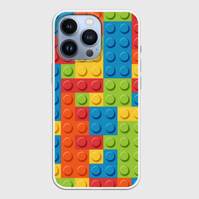 Чехол для iPhone 13 Pro с принтом Лего в Белгороде,  |  | Тематика изображения на принте: lego | tetris | детальки | лего | разноцветные
