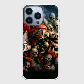 Чехол для iPhone 13 Pro с принтом WH40k черепа в Белгороде,  |  | dawn | eldar | war | warhammer | wh | wh40k | вархаммер | ваха | эльдар | эльдары