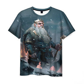 Мужская футболка 3D с принтом Witcher gwent 7 в Белгороде, 100% полиэфир | прямой крой, круглый вырез горловины, длина до линии бедер | gwent | witcher | ведьмак | гвинт | геральт | гном | краснолюд