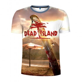 Мужская футболка 3D спортивная с принтом Dead island 6 в Белгороде, 100% полиэстер с улучшенными характеристиками | приталенный силуэт, круглая горловина, широкие плечи, сужается к линии бедра | Тематика изображения на принте: 