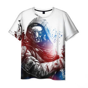 Мужская футболка 3D с принтом Destiny 5 в Белгороде, 100% полиэфир | прямой крой, круглый вырез горловины, длина до линии бедер | destiny | дестени | дэстэни | космос