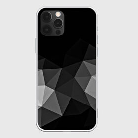 Чехол для iPhone 12 Pro Max с принтом Abstract gray в Белгороде, Силикон |  | Тематика изображения на принте: abstraction | абстракция | геометрия | грани | изгиб | линии | полигоны | полосы | постель | розовый | сочетания | текстура | треугольники