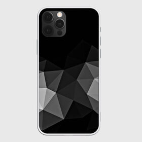 Чехол для iPhone 12 Pro Max с принтом Abstract gray в Белгороде, Силикон |  | abstraction | абстракция | геометрия | грани | изгиб | линии | полигоны | полосы | постель | розовый | сочетания | текстура | треугольники