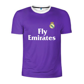Мужская футболка 3D спортивная с принтом Реал Мадрид в Белгороде, 100% полиэстер с улучшенными характеристиками | приталенный силуэт, круглая горловина, широкие плечи, сужается к линии бедра | madrid | real | королевский клуб | мадрид | примера | реал | футбол | чемпионат испании
