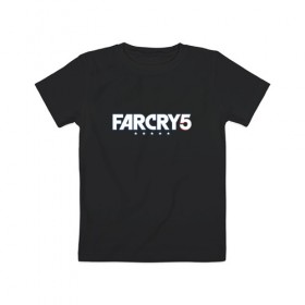 Детская футболка хлопок с принтом Far Cry 5 в Белгороде, 100% хлопок | круглый вырез горловины, полуприлегающий силуэт, длина до линии бедер | 