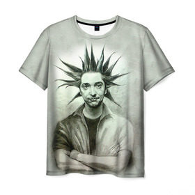 Мужская футболка 3D с принтом Горшок в Белгороде, 100% полиэфир | прямой крой, круглый вырез горловины, длина до линии бедер | арт | киш. король и шут. горшенев