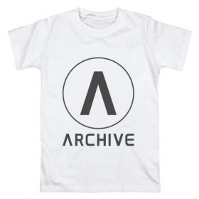 Мужская футболка хлопок с принтом Archive в Белгороде, 100% хлопок | прямой крой, круглый вырез горловины, длина до линии бедер, слегка спущенное плечо. | 