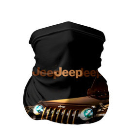 Бандана-труба 3D с принтом Jeep в Белгороде, 100% полиэстер, ткань с особыми свойствами — Activecool | плотность 150‒180 г/м2; хорошо тянется, но сохраняет форму | brand | car | chrysler | jeep | logo | usa | автомобиль | джип | крайслер | логотип | марка | сша