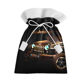 Подарочный 3D мешок с принтом Jeep в Белгороде, 100% полиэстер | Размер: 29*39 см | brand | car | chrysler | jeep | logo | usa | автомобиль | джип | крайслер | логотип | марка | сша