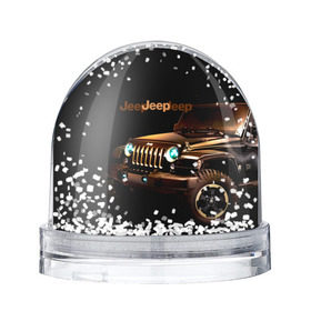 Снежный шар с принтом Jeep в Белгороде, Пластик | Изображение внутри шара печатается на глянцевой фотобумаге с двух сторон | brand | car | chrysler | jeep | logo | usa | автомобиль | джип | крайслер | логотип | марка | сша