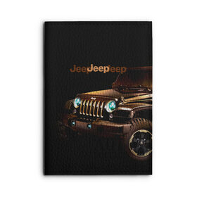 Обложка для автодокументов с принтом Jeep в Белгороде, натуральная кожа |  размер 19,9*13 см; внутри 4 больших “конверта” для документов и один маленький отдел — туда идеально встанут права | brand | car | chrysler | jeep | logo | usa | автомобиль | джип | крайслер | логотип | марка | сша