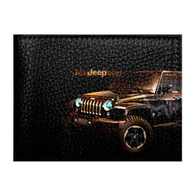 Обложка для студенческого билета с принтом Jeep в Белгороде, натуральная кожа | Размер: 11*8 см; Печать на всей внешней стороне | brand | car | chrysler | jeep | logo | usa | автомобиль | джип | крайслер | логотип | марка | сша