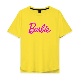 Мужская футболка хлопок Oversize с принтом Барби 3 в Белгороде, 100% хлопок | свободный крой, круглый ворот, “спинка” длиннее передней части | Тематика изображения на принте: barbie | барби | девочка | девушка | кукла
