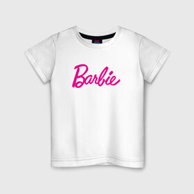 Детская футболка хлопок с принтом Барби 3 в Белгороде, 100% хлопок | круглый вырез горловины, полуприлегающий силуэт, длина до линии бедер | Тематика изображения на принте: barbie | барби | девочка | девушка | кукла