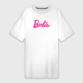 Платье-футболка хлопок с принтом Барби 3 в Белгороде,  |  | barbie | барби | девочка | девушка | кукла