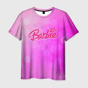 Мужская футболка 3D с принтом Барби 5 в Белгороде, 100% полиэфир | прямой крой, круглый вырез горловины, длина до линии бедер | barbie | барби | девочка | девушка | кукла