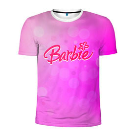 Мужская футболка 3D спортивная с принтом Барби 5 в Белгороде, 100% полиэстер с улучшенными характеристиками | приталенный силуэт, круглая горловина, широкие плечи, сужается к линии бедра | Тематика изображения на принте: barbie | барби | девочка | девушка | кукла
