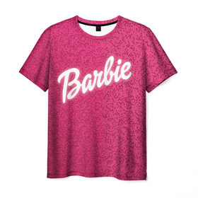 Мужская футболка 3D с принтом Барби 7 в Белгороде, 100% полиэфир | прямой крой, круглый вырез горловины, длина до линии бедер | barbie | барби | девочка | девушка | кукла