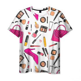 Мужская футболка 3D с принтом Барби 9 в Белгороде, 100% полиэфир | прямой крой, круглый вырез горловины, длина до линии бедер | barbie | барби | девочка | девушка | кукла