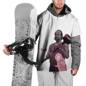 Накидка на куртку 3D с принтом ЧерноБог в Белгороде, 100% полиэстер |  | Тематика изображения на принте: американские боги | бог зла | молот | чернобог