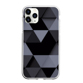 Чехол для iPhone 11 Pro Max матовый с принтом Геометрия в Белгороде, Силикон |  | Тематика изображения на принте: 3d | abstract | gray | lowpoly | polygon | triangle | абстракция | геометрия | полигоны | треугольники