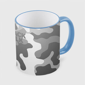 Кружка 3D с принтом Black Milk Серый Камуфляж в Белгороде, керамика | ёмкость 330 мл | black milk | camo | camouflage | gray | pattern | камо | кмуфляж | серый | узор | черное молоко