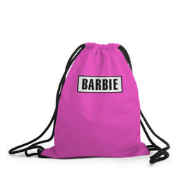 Рюкзак-мешок 3D с принтом Barbie в Белгороде, 100% полиэстер | плотность ткани — 200 г/м2, размер — 35 х 45 см; лямки — толстые шнурки, застежка на шнуровке, без карманов и подкладки | badgirl | barbie | beach party | beaches | bride | crew | girl | girlfriends | henparty | pink | power | princess | real girls | superbride | team | девичник | для влюбленных | для подруг | замуж | море | невеста | отдых | пляж | пляжная вечеринка | подру
