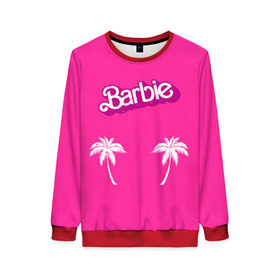 Женский свитшот 3D с принтом Barbie пальмы в Белгороде, 100% полиэстер с мягким внутренним слоем | круглый вырез горловины, мягкая резинка на манжетах и поясе, свободная посадка по фигуре | Тематика изображения на принте: badgirl | barbie | beach party | beaches | bride | crew | girl | girlfriends | henparty | pink | power | princess | real girls | superbride | team | девичник | для влюбленных | для подруг | замуж | море | невеста | отдых | пляж | пляжная вечеринка | подру