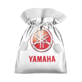 Подарочный 3D мешок с принтом Yamaha в Белгороде, 100% полиэстер | Размер: 29*39 см | Тематика изображения на принте: brand | car | japanese | logo | motorcycle | sign | yamaha | автомобиль | знак | логотип | марка | мотоцикл | ямаха | японская