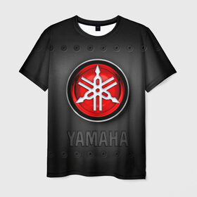 Мужская футболка 3D с принтом Yamaha в Белгороде, 100% полиэфир | прямой крой, круглый вырез горловины, длина до линии бедер | beautiful | brand | car | girl | japanese | logo | motorcycle | mountains | nature | sign | sports | white | yamaha | автомобиль | знак | логотип | марка | мотоцикл | ямаха | японская