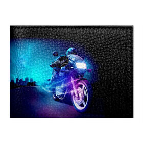 Обложка для студенческого билета с принтом Мотоциклист в Белгороде, натуральная кожа | Размер: 11*8 см; Печать на всей внешней стороне | city | light | motocross | motorcycle | motorcyclist | night | silhouette | speed | город | мотокросс | мотоцикл | мотоциклист | ночь | свет | силуэт | скорость