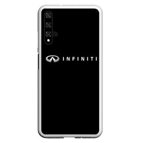 Чехол для Honor 20 с принтом Infiniti в Белгороде, Силикон | Область печати: задняя сторона чехла, без боковых панелей | Тематика изображения на принте: авто | инфинити | марка | машина