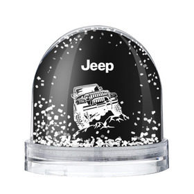 Снежный шар с принтом Jeep в Белгороде, Пластик | Изображение внутри шара печатается на глянцевой фотобумаге с двух сторон | автомобиль | джип | марка | машина