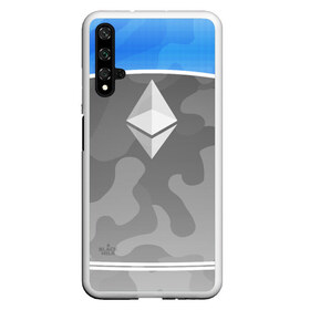 Чехол для Honor 20 с принтом Black Milk Ethereum - Эфириум в Белгороде, Силикон | Область печати: задняя сторона чехла, без боковых панелей | black milk | ethereum | etherium | litecoin | крипта | крипто | криптовалюта | лайткоин | майнер | майнинг | эфир