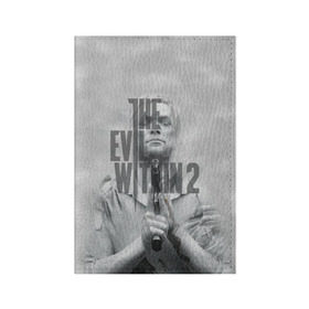 Обложка для паспорта матовая кожа с принтом The Evil Within 2 в Белгороде, натуральная матовая кожа | размер 19,3 х 13,7 см; прозрачные пластиковые крепления | evil | horror | зло | игра | хоррор
