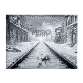 Обложка для студенческого билета с принтом METRO: Exodus в Белгороде, натуральная кожа | Размер: 11*8 см; Печать на всей внешней стороне | Тематика изображения на принте: horror | metro | metro 2033 | redux | игра | метро | хоррор