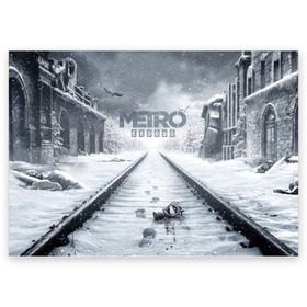 Поздравительная открытка с принтом METRO: Exodus в Белгороде, 100% бумага | плотность бумаги 280 г/м2, матовая, на обратной стороне линовка и место для марки
 | Тематика изображения на принте: horror | metro | metro 2033 | redux | игра | метро | хоррор