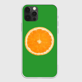 Чехол для iPhone 12 Pro Max с принтом Низкополигональный апельсин в Белгороде, Силикон |  | Тематика изображения на принте: lowpoly | polygonal | апельсин | зеленый | оранджевый | полигон | полигональный | полигоны | яркий