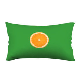 Подушка 3D антистресс с принтом Низкополигональный апельсин в Белгороде, наволочка — 100% полиэстер, наполнитель — вспененный полистирол | состоит из подушки и наволочки на молнии | lowpoly | polygonal | апельсин | зеленый | оранджевый | полигон | полигональный | полигоны | яркий