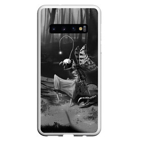 Чехол для Samsung Galaxy S10 с принтом Курьер 1 в Белгороде, Силикон | Область печати: задняя сторона чехла, без боковых панелей | reminor | курьер | мультфильм