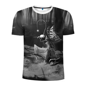 Мужская футболка 3D спортивная с принтом Курьер 1 в Белгороде, 100% полиэстер с улучшенными характеристиками | приталенный силуэт, круглая горловина, широкие плечи, сужается к линии бедра | reminor | курьер | мультфильм
