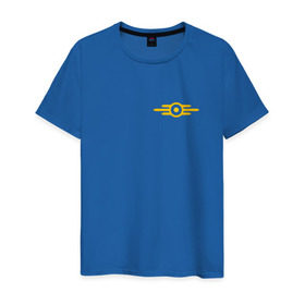 Мужская футболка хлопок с принтом vault 13 в Белгороде, 100% хлопок | прямой крой, круглый вырез горловины, длина до линии бедер, слегка спущенное плечо. | 1 | 13 | fallout | vault